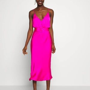 Bardot Reagan Dress, Size 6/S in Pink Shock